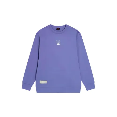 PEAK Basketball Culture Series Sweatshirts Men Dark Fragrance Purple