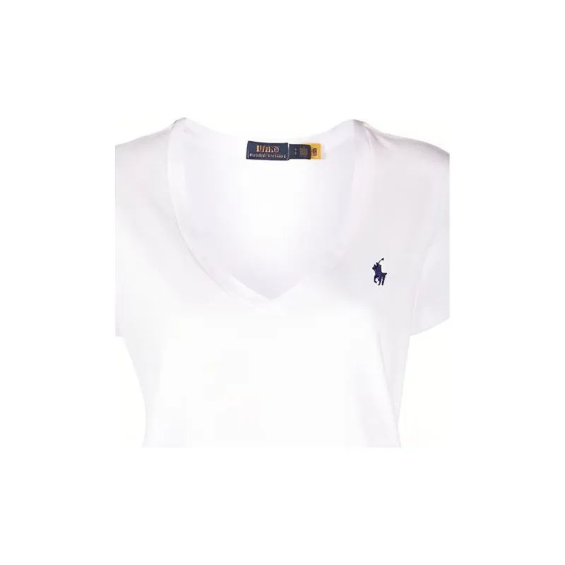 Polo Ralph Lauren Pony Embroidered V Neck T Shirt-4
