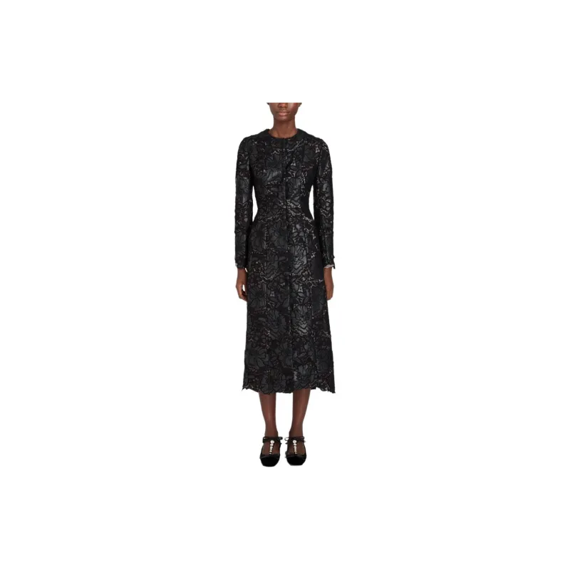 Giambattista Vall Embroidered design Single breasted Coat-1