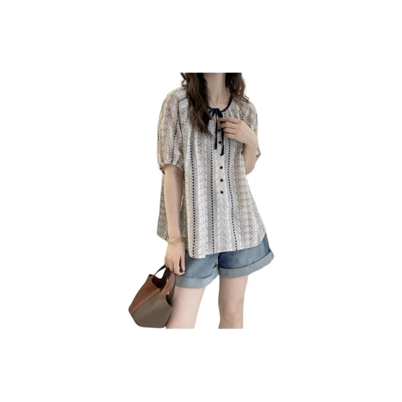 Oudifu Shirt Women's Image Color-1