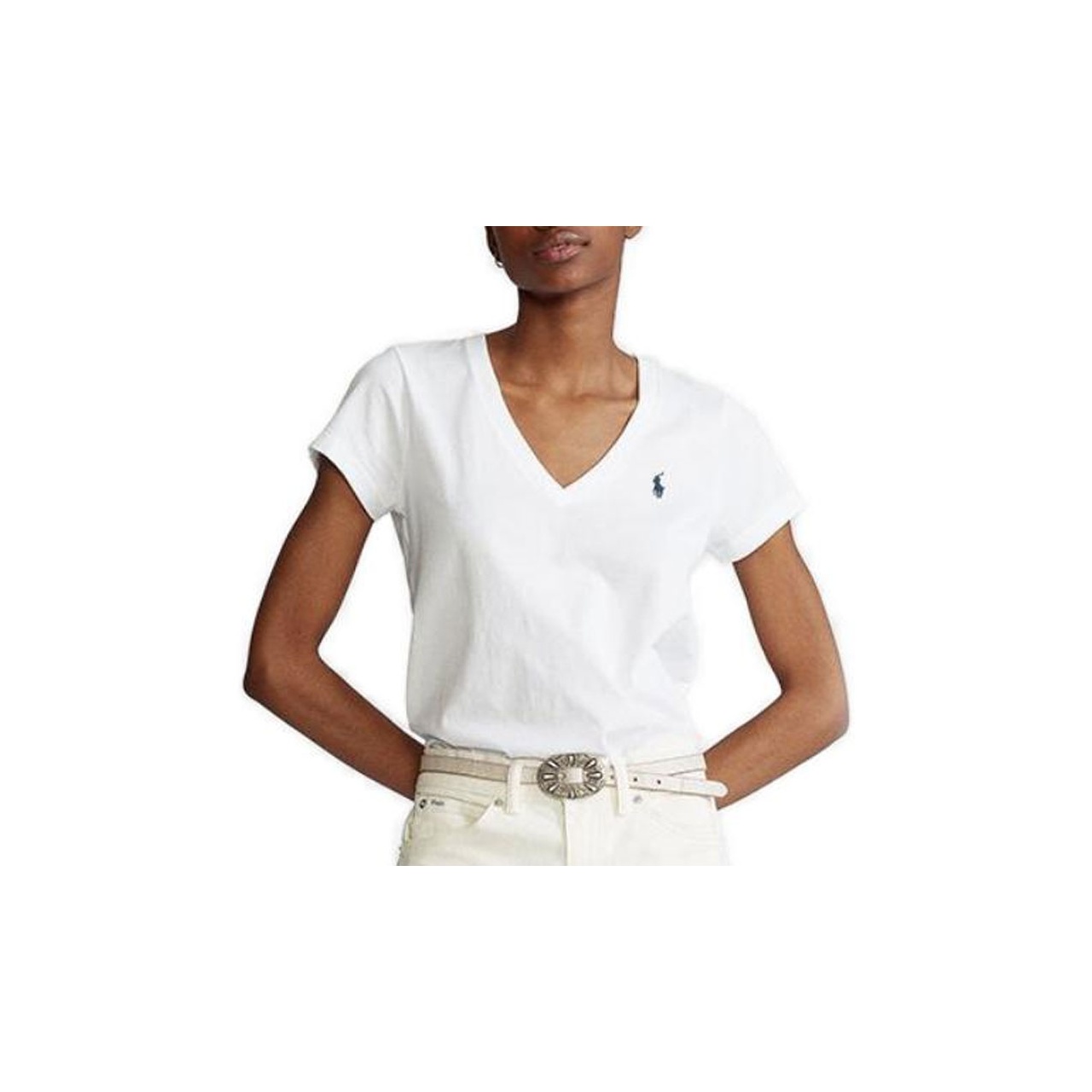 White polo ralph lauren t shirt women's cheap