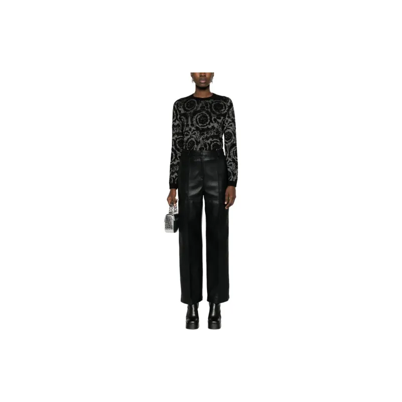 VERSACE Barocco-jacquard Flocked Chenille Jumper-2