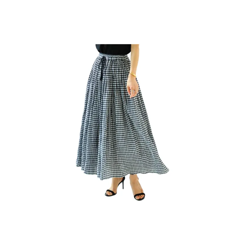 Beams Casual Long Skirt Women's-12