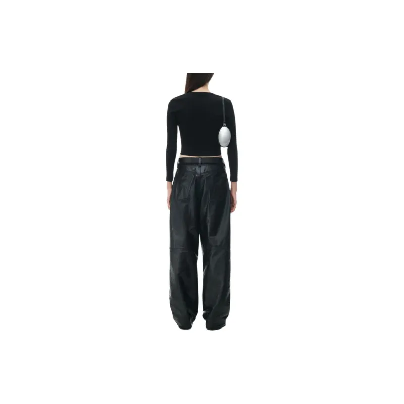Alexander Wang Long embossed Cropped Cardigan-2
