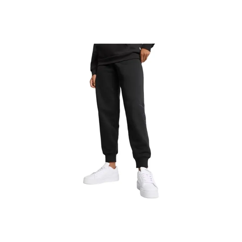 PUMA Script Logo Women's Sweatpants-2