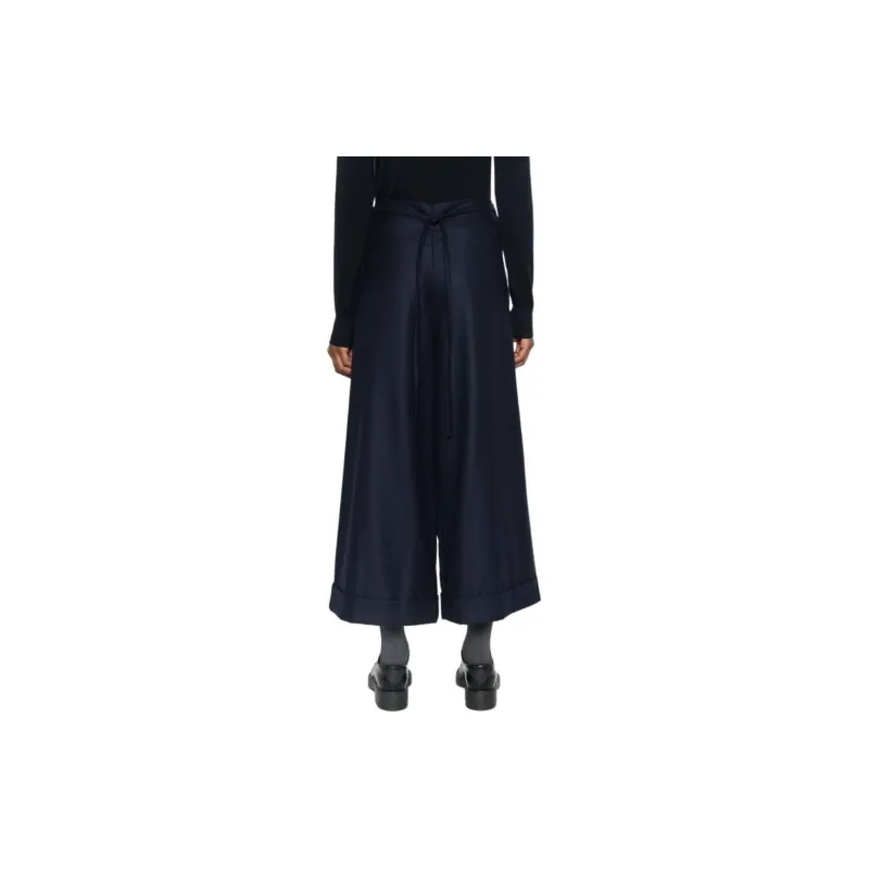 Daniela Gregis SS24 Casual Pants Women's Navy-3