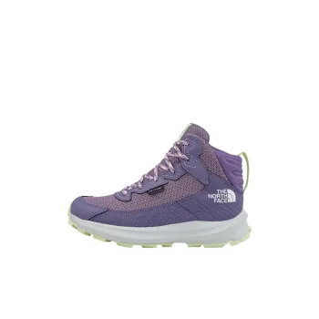 THE NORTH FACE Slip Resistant Shock Absorbers Mid Top Kids' Outdoor Shoes Purple Kids'