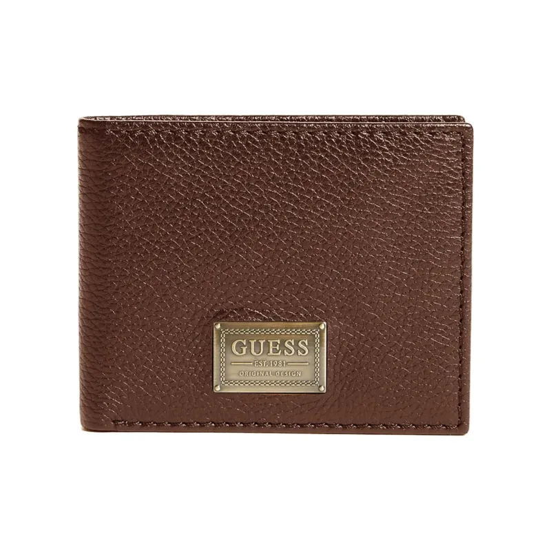 GUESS Artificial Leather Wallet Men's Brown-0