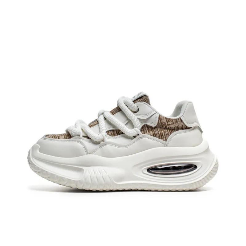 GNVA Wear-Resistant Slip-Resistant Lightweight Low-Top Chunky Sneakers Men's Box Included-4