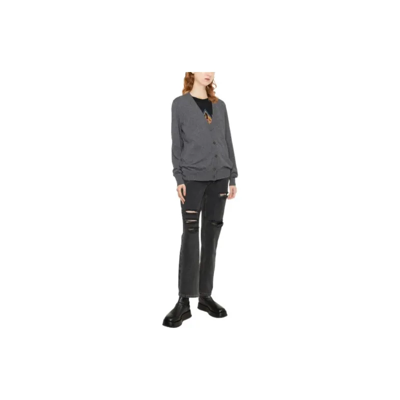 Maison Margiela Cashmere Sweaters Women's Gray-1