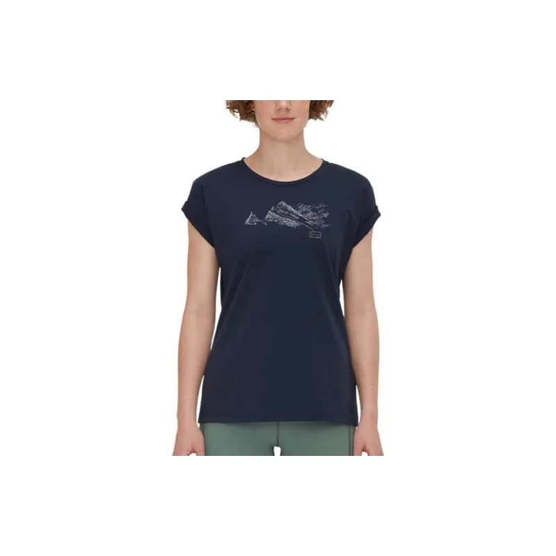 MAMMUT T Shirt Women's Deep Sea Blue-2