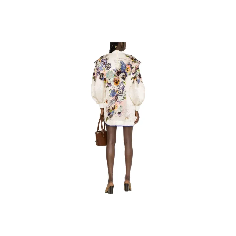 Zimmermann Long Sleeved Dresses Women's Beige-2