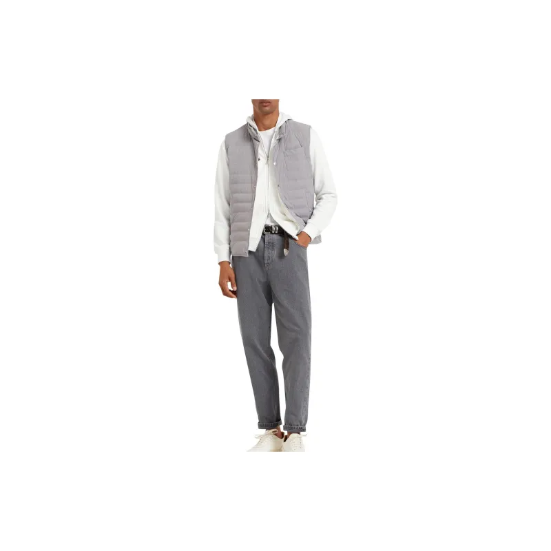 Brunello Cucinelli Quilted Padded Down Gilet-5