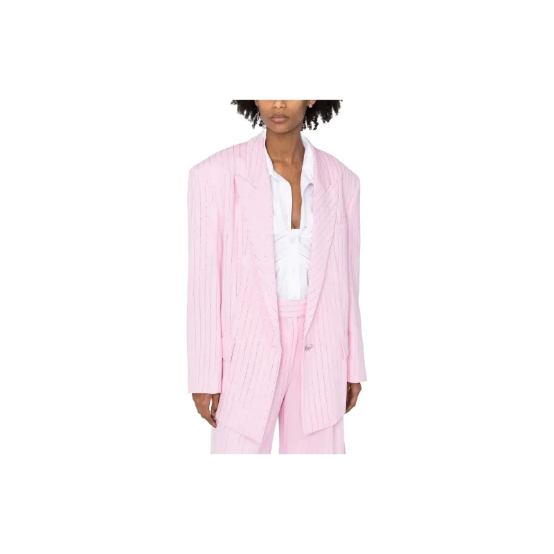 The Attico Glen Single-Breasted Blazer-4