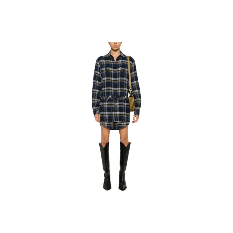 DSQUARED 2 Plaid check Mini Dress-1