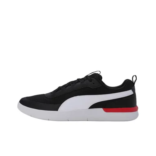 PUMA Softride Casual Shoes Unisex Low-Top Black/White/Red