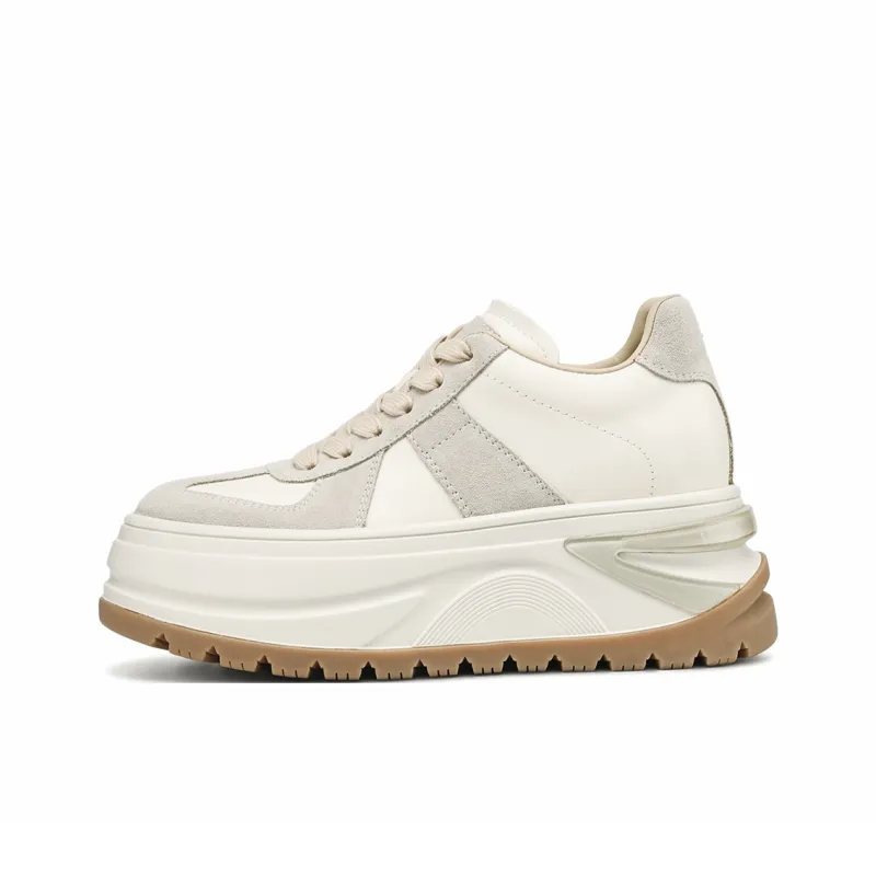 Rosa Bianca Lightweight Height Increasing Low-Top Skateboard Shoes Women's-7