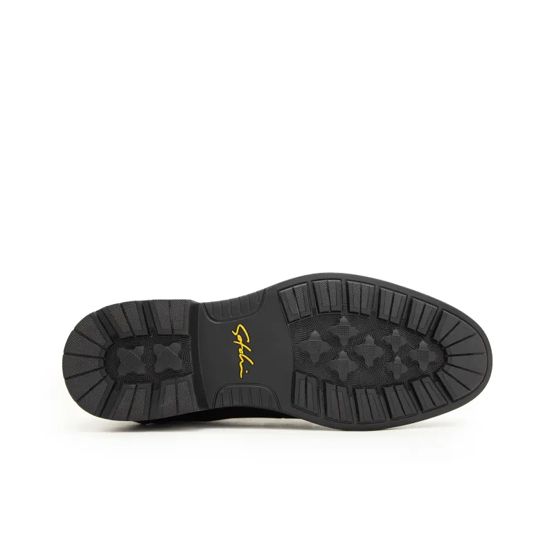 Satchi Dress Shoes Men Low Top Black-5