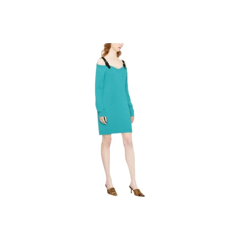 MOSCHINO Long-Sleeved Dresses Women's Green-1