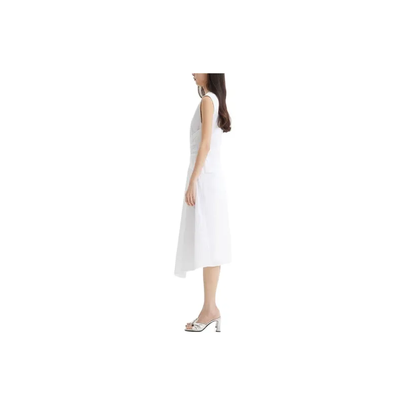 FRAME SS24 Sleeveless Dress Women's White-2