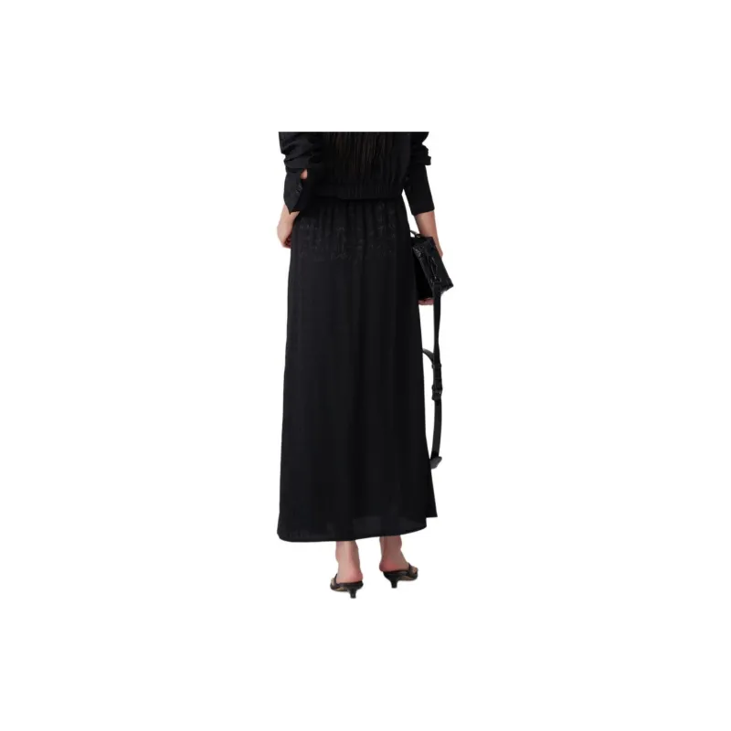 XG Casual Long Skirt Women's Black-4