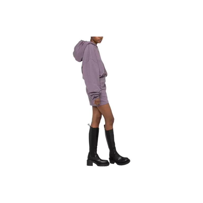 OFF WHITE For All Hoodie Sweatdress Violet-2