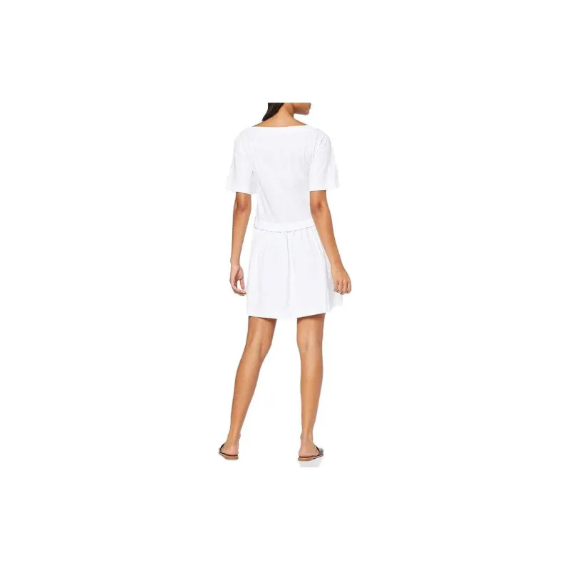 MOSCHINO Short Sleeved Dresses Women's White-2