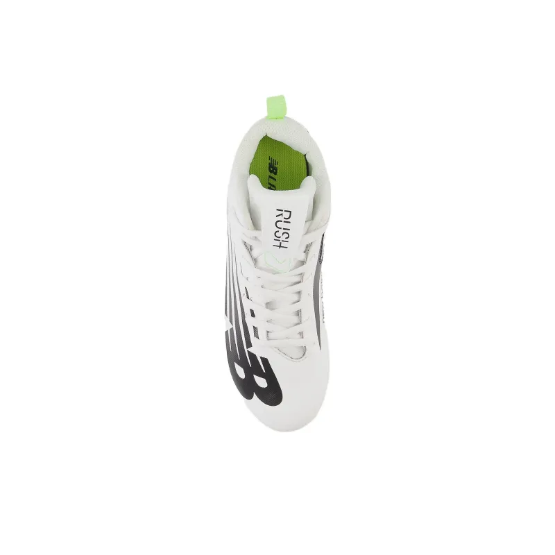 New Balance Slip Resistant Rebound Low Top Kids' Soccer Shoes White Green Kids'-1