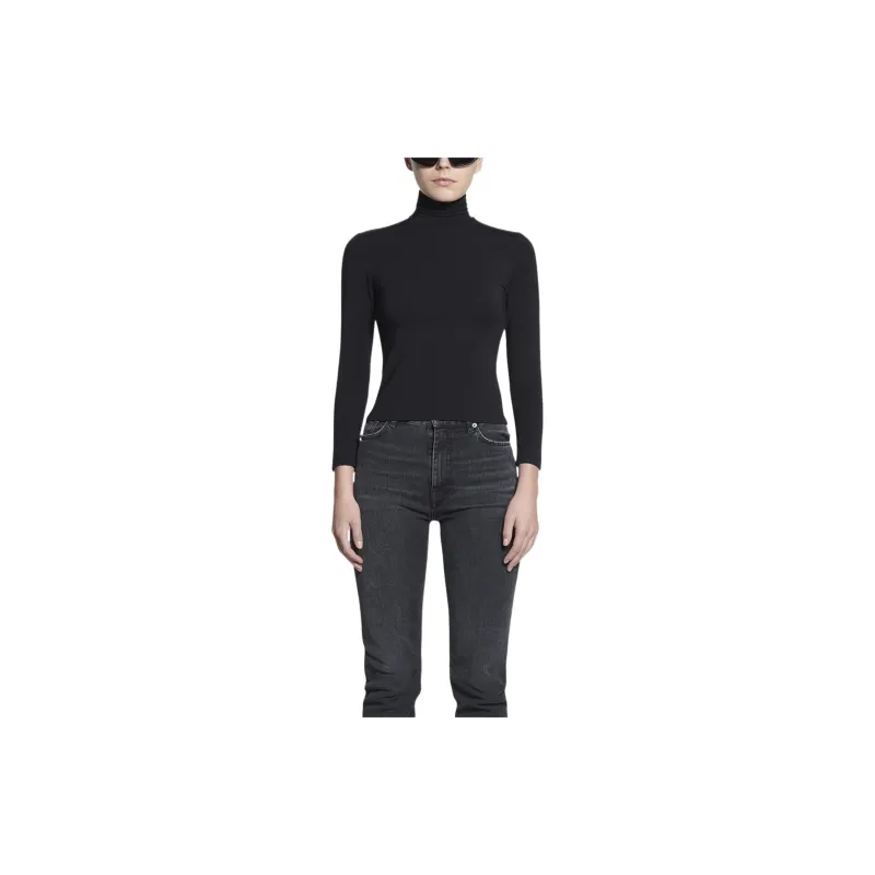 Balenciaga T Shirts Women's Black-2
