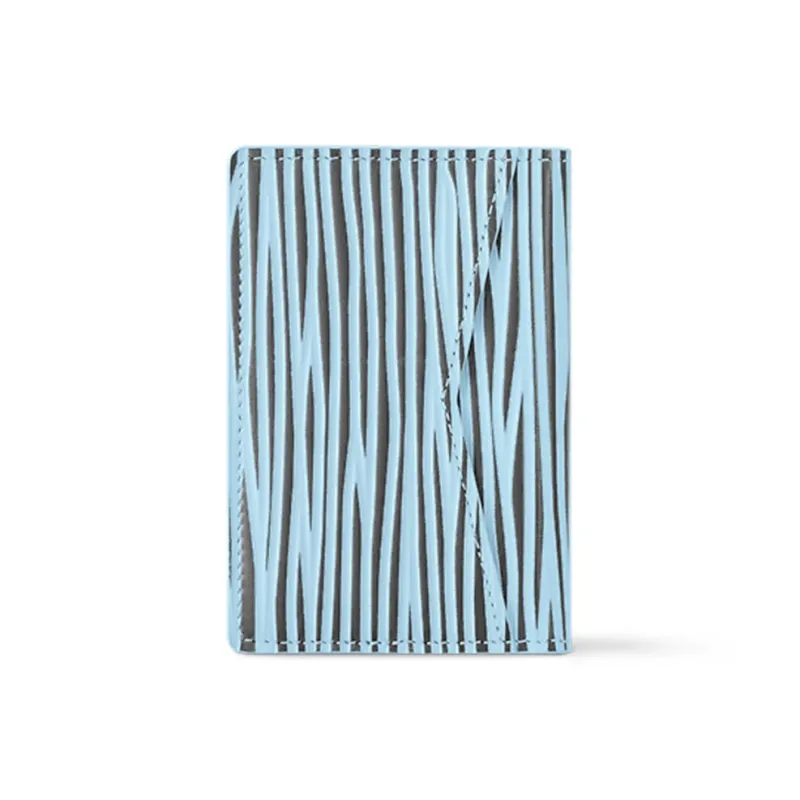 LOUIS VUITTON PARK SEO BO Collaboration Epi Cow Leather Wallet Unisex Light Blue-1