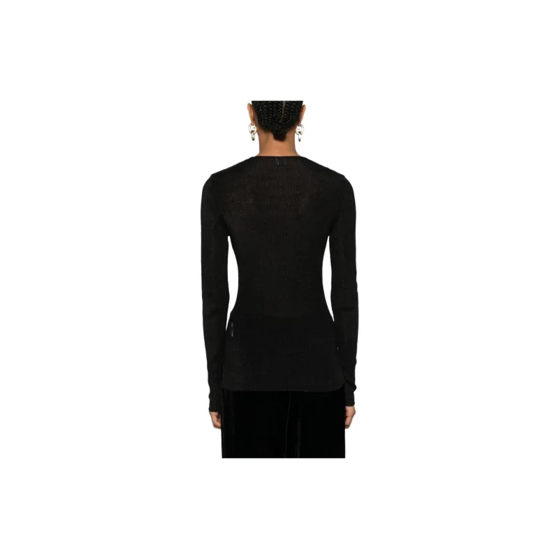 TOTEME Metallic Ribbed knit Jumper-2