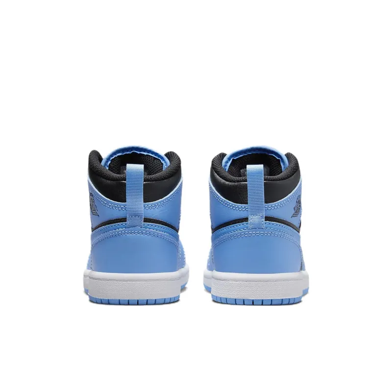Jordan 1 Mid University Blue Black PS-4