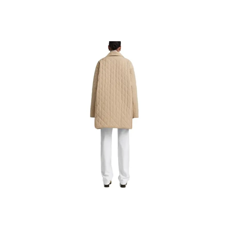 TOTEME Diamond-Quilted Buttoned Jacket-2