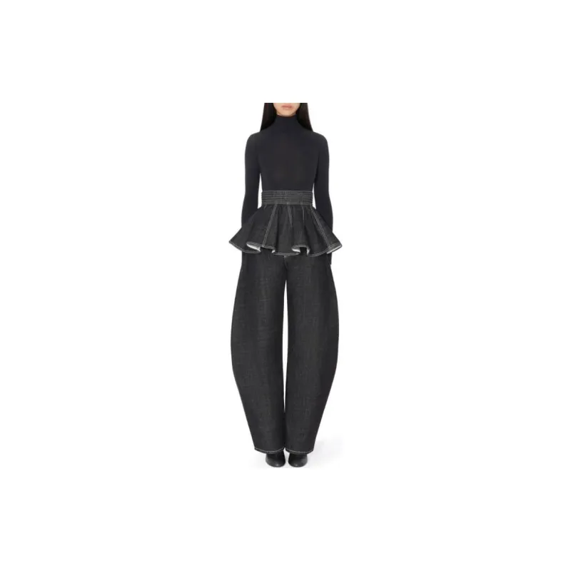 Alaia High waist Wide leg Jeans-1