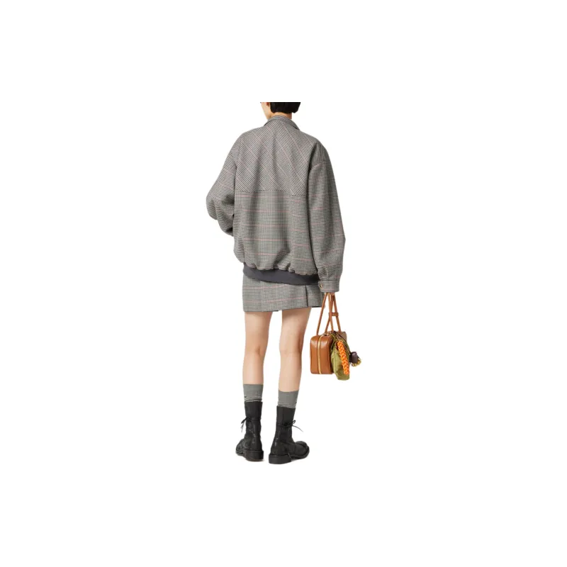 MIU MIU Jackets & Coats Women's Slate Gray-2