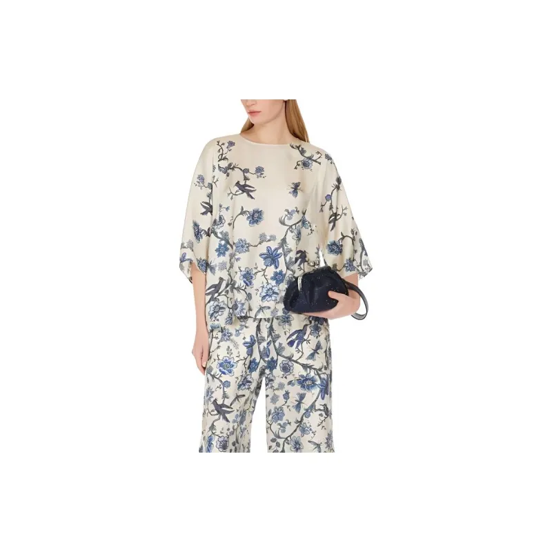 WEEKEND MaxMara All Over Patterned Long Sleeved Top-2