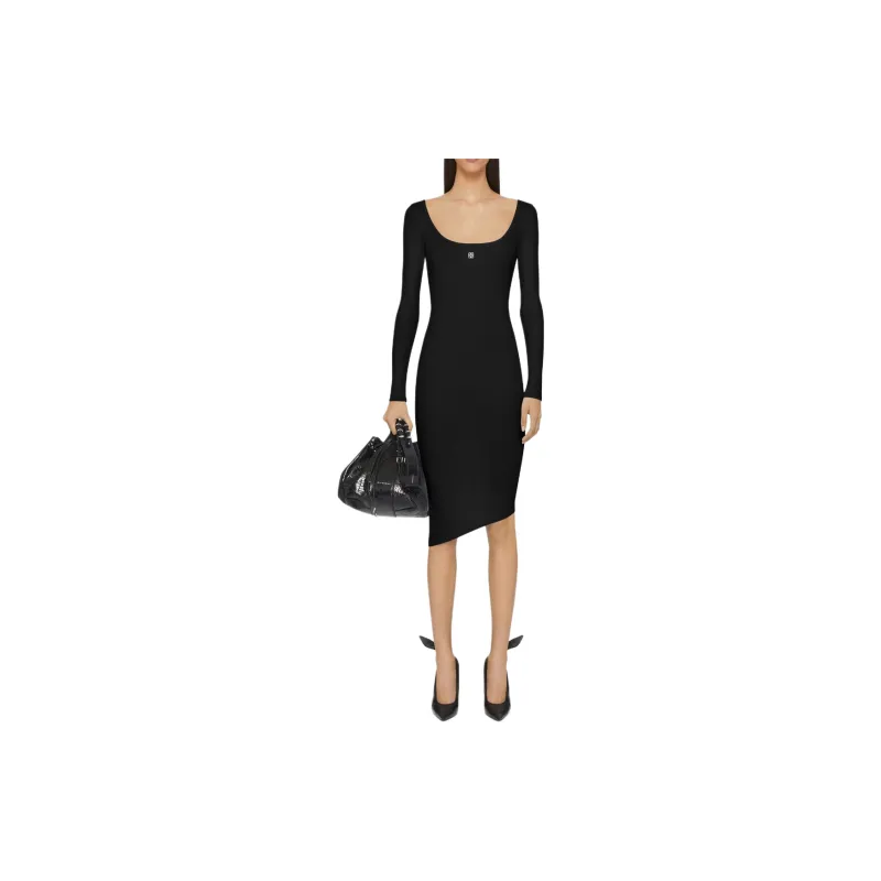 GIVENCHY FW24 Long Sleeved Dresses Women's Black-2