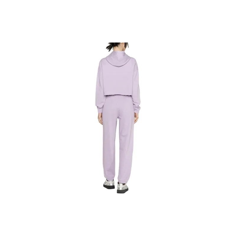 GANNI Cropped Organic Cotton Hoodie-2