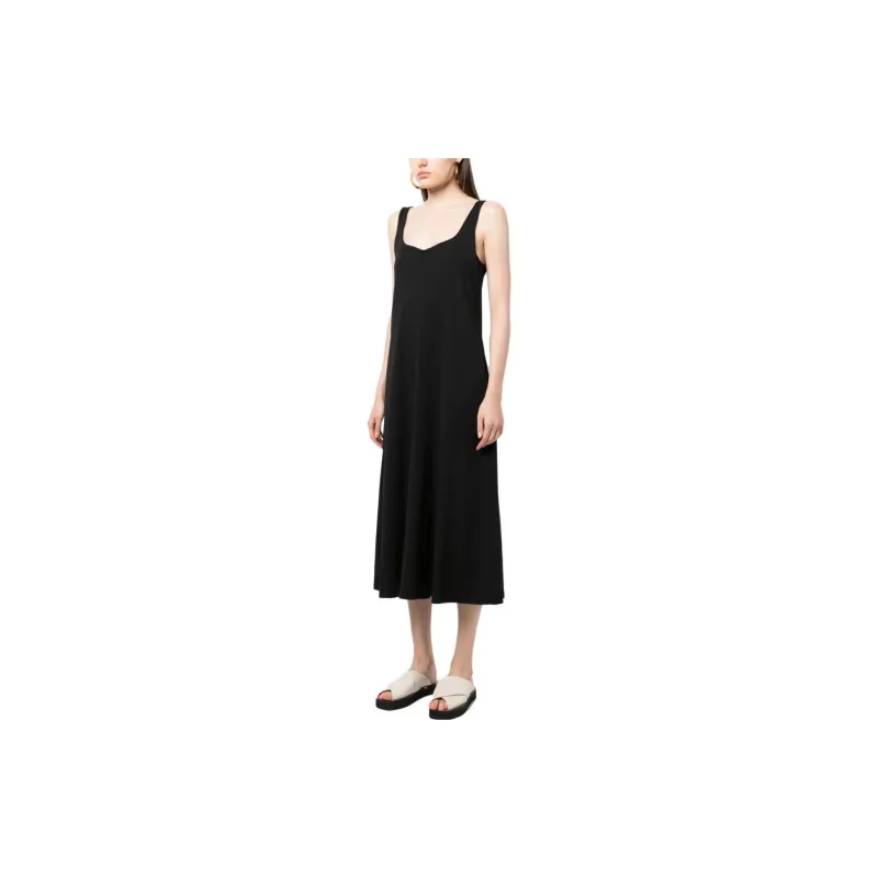 VINCE Slip Dresses Women's Black-3