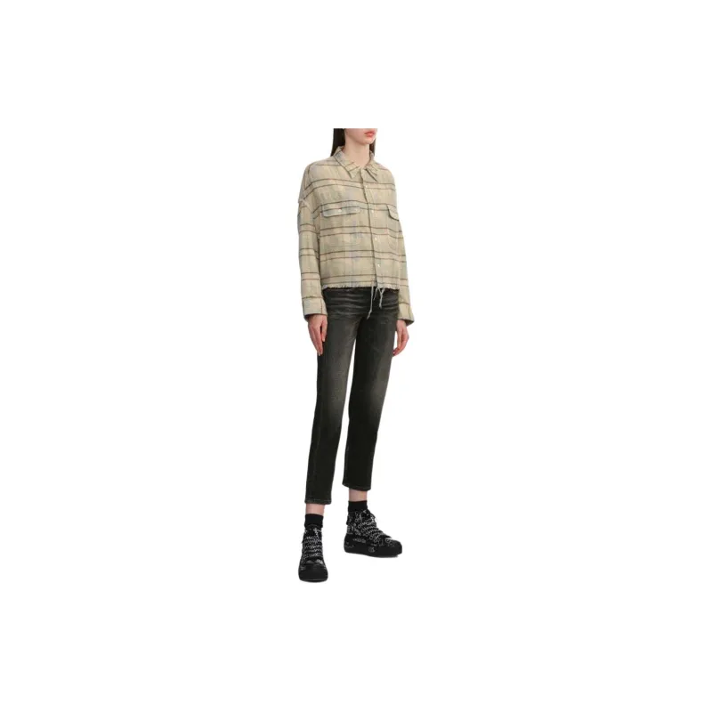 R13 Cropped Work Shirt-3