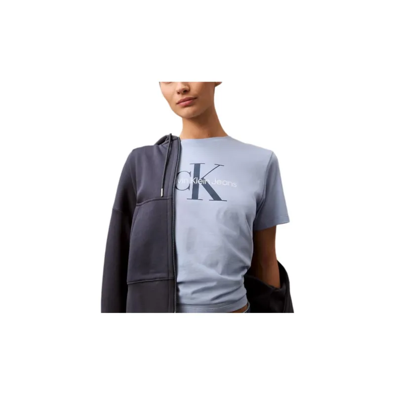 CALVIN KLEIN T Shirt Women's Blue-3