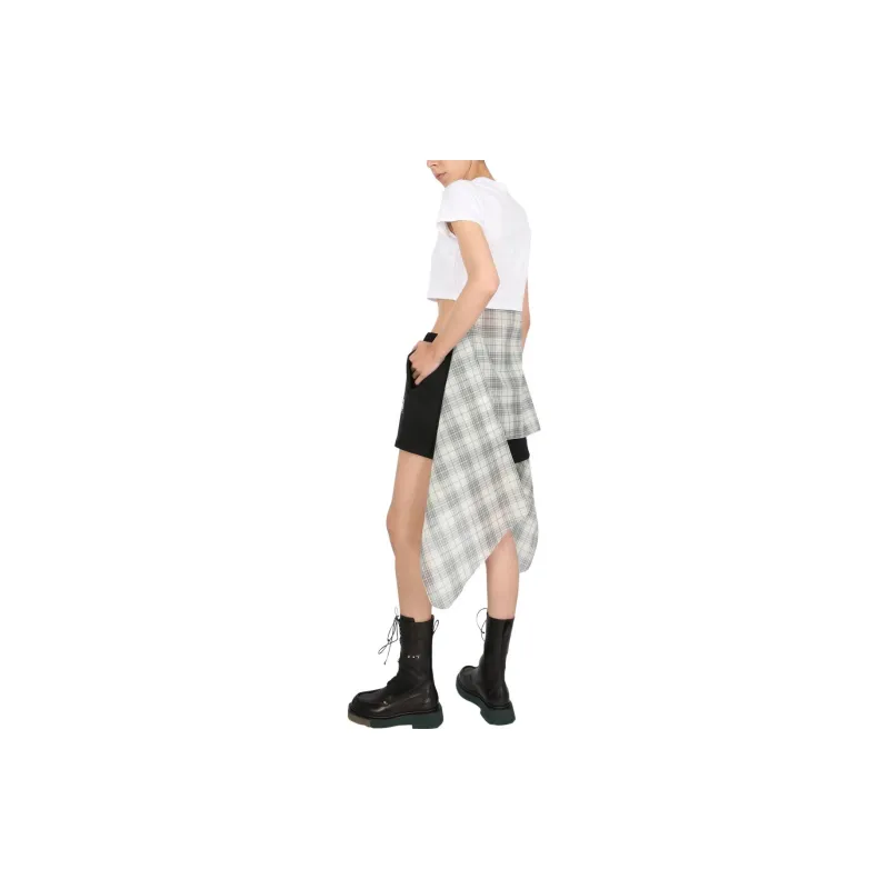 Opening Ceremony Hybrid Crewneck Cropped T Shirt-2