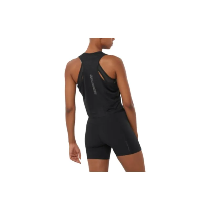 SALOMON Tank Tops Women's Black-3