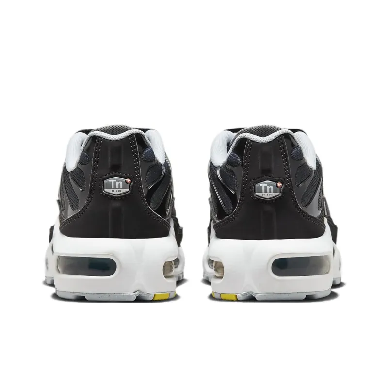 Nike Air Max Plus Durable Breathable Low Top Kids' Running Shoes Black Blue Teenagers-4