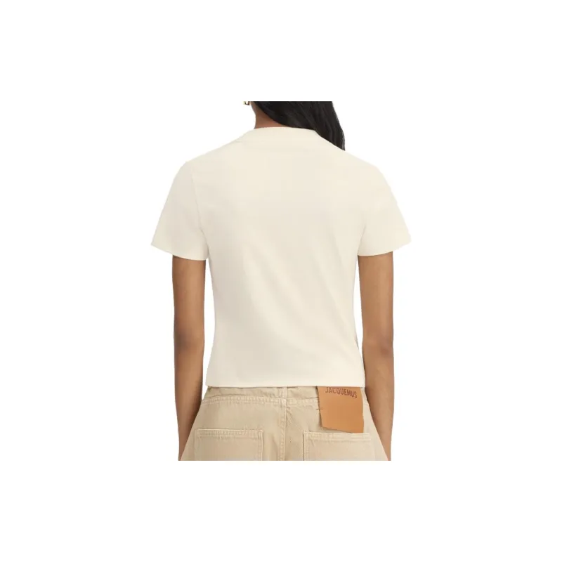Jacquemus Logo Patch Crewneck T Shirt-5
