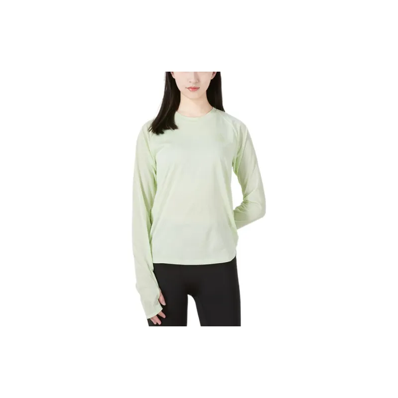 Adidas Raglan Sleeve T Shirt Women's Light Green-1