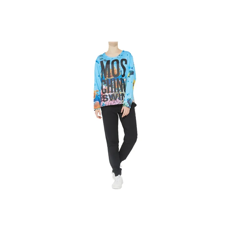 MOSCHINO Sweatshirts Women's Dark Sky Blue-2