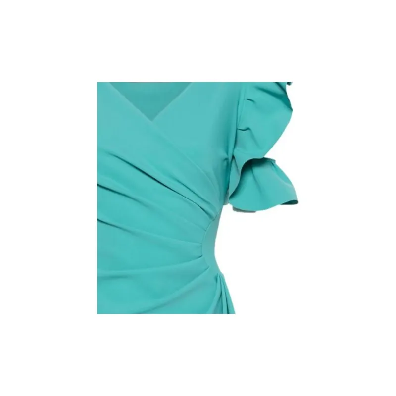 CHIARA BONI La Petite Robe SS24 Short-Sleeved Dresses Women's Aqua Blue-7