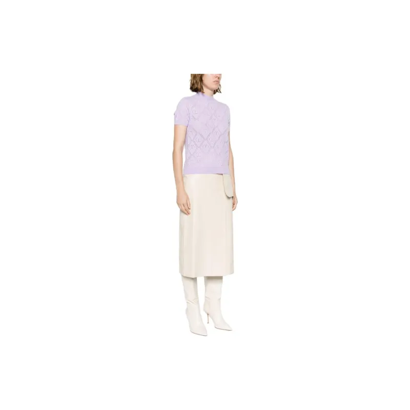 TWINSET MILANO T-Shirt Women's Lavender Purple-3