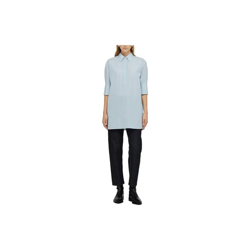 JIL SANDER Half Sleeved Relaxed Fit Shirt-2